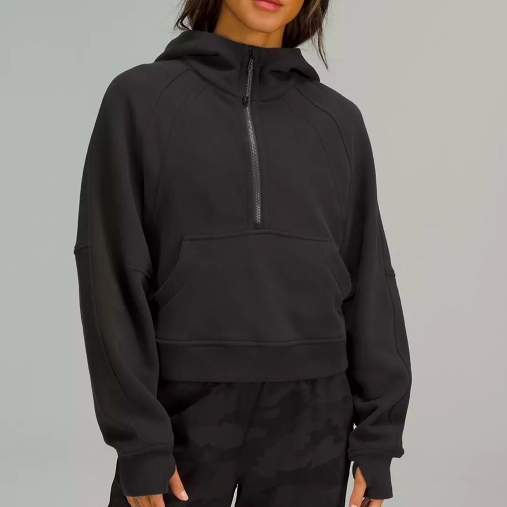 Lululemon Black Half-Zip Hoodie